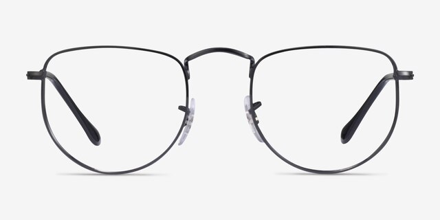 Ray-Ban RB3958V Elon Polished Black MetalEyeglass Frames from EyeBuyDirect, Front View