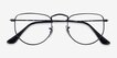 Ray-Ban RB3958V Elon Polished Black MetalEyeglass Frames from EyeBuyDirect, Closed View