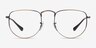 Ray-Ban RB3958V Elon Antique Gold MetalEyeglass Frames from EyeBuyDirect, Front View