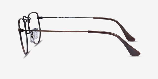 Ray-Ban RB3958V Elon Antique Copper MetalEyeglass Frames from EyeBuyDirect, Side View