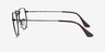 Ray-Ban RB3958V Elon Antique Copper MetalEyeglass Frames from EyeBuyDirect, Side View