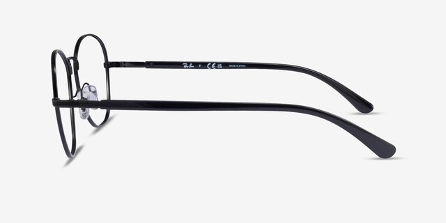 Ray-Ban RB6470 Black MetalEyeglass Frames from EyeBuyDirect, Side View