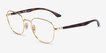 Ray-Ban RB6477 Arista MetalEyeglass Frames from EyeBuyDirect, Angle View