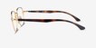 Ray-Ban RB6477 Arista MetalEyeglass Frames from EyeBuyDirect, Side View