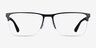 Ray-Ban RB6335 Matte Black MetalEyeglass Frames from EyeBuyDirect, Front View