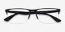 Ray-Ban RB6335 Matte Black MetalEyeglass Frames from EyeBuyDirect, Closed View