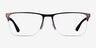 Ray-Ban RB6335 Matte Gunmetal MetalEyeglass Frames from EyeBuyDirect, Front View