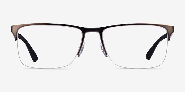 Ray-Ban RB6335 Matte Gunmetal Metal Eyeglass Frames