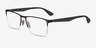 Ray-Ban RB6335 Matte Gunmetal MetalEyeglass Frames from EyeBuyDirect, Angle View