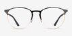 Ray-Ban RB6375 Gold Black MetalEyeglass Frames from EyeBuyDirect, Front View