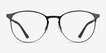 Ray-Ban RB6375 Matte Black MetalEyeglass Frames from EyeBuyDirect, Front View