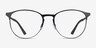 Ray-Ban RB6375 Matte Black MetalEyeglass Frames from EyeBuyDirect, Front View