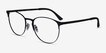 Ray-Ban RB6375 Matte Black MetalEyeglass Frames from EyeBuyDirect, Angle View