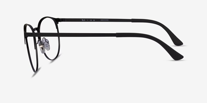 Ray-Ban RB6375 Matte Black Metal Eyeglass Frames from EyeBuyDirect