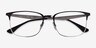 Ray-Ban RB6421 Matte Black Silver MetalEyeglass Frames from EyeBuyDirect, Closed View