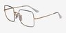 Ray-Ban RB1971V Blue Gold MetalEyeglass Frames from EyeBuyDirect, Angle View