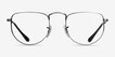 Ray-Ban RB3958V Elon Matte Antique Gunmetal MetalEyeglass Frames from EyeBuyDirect, Front View
