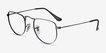 Ray-Ban RB3958V Elon Matte Antique Gunmetal MetalEyeglass Frames from EyeBuyDirect, Angle View