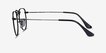 Ray-Ban RB3958V Elon Matte Antique Gunmetal MetalEyeglass Frames from EyeBuyDirect, Side View