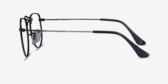 Ray-Ban RB3958V Elon Matte Antique Gunmetal MetalEyeglass Frames from EyeBuyDirect, Side View