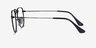 Ray-Ban RB3958V Elon Matte Antique Gunmetal MetalEyeglass Frames from EyeBuyDirect, Side View