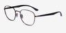 Ray-Ban RB6477 Brown MetalEyeglass Frames from EyeBuyDirect, Angle View
