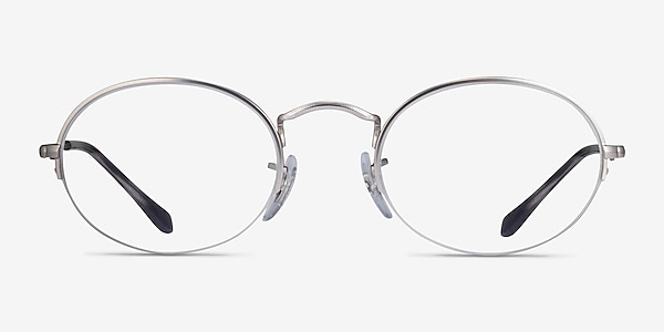 Ray-Ban RB6547 Matte Silver Metal Eyeglass Frames