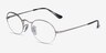 Ray-Ban RB6547 Matte Silver MetalEyeglass Frames from EyeBuyDirect, Angle View