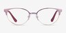 Vogue Eyewear VO4160 Brushed Pink Rose Gold MetalEyeglass Frames from EyeBuyDirect, Front View