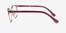 Vogue Eyewear VO4160 Brushed Pink Rose Gold MetalEyeglass Frames from EyeBuyDirect, Side View