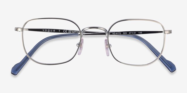 Vogue Eyewear VO4172 Silver MetalEyeglass Frames from EyeBuyDirect, Closed View