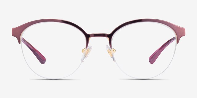 Vogue Eyewear VO4176 Brushed Purple MetalEyeglass Frames from EyeBuyDirect, Front View