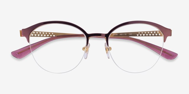 Vogue Eyewear VO4176 Brushed Purple MetalEyeglass Frames from EyeBuyDirect, Closed View