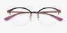 Vogue Eyewear VO4176 Brushed Purple MetalEyeglass Frames from EyeBuyDirect, Closed View
