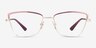 Vogue Eyewear VO4185 Brushed Pink Pale Gold MetalEyeglass Frames from EyeBuyDirect, Front View