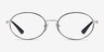 Vogue Eyewear VO4190 Black Silver MetalEyeglass Frames from EyeBuyDirect, Front View