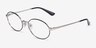 Vogue Eyewear VO4190 Black Silver MetalEyeglass Frames from EyeBuyDirect, Angle View