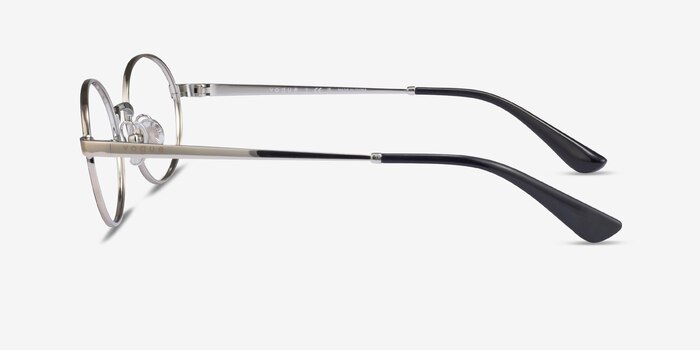 Vogue Eyewear VO4190 Black Silver Metal Eyeglass Frames from EyeBuyDirect
