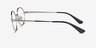 Vogue Eyewear VO4190 Black Silver MetalEyeglass Frames from EyeBuyDirect, Side View