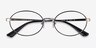 Vogue Eyewear VO4190 Black Silver MetalEyeglass Frames from EyeBuyDirect, Closed View