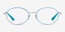 Vogue Eyewear VO4190 Azure Silver MetalEyeglass Frames from EyeBuyDirect, Front View