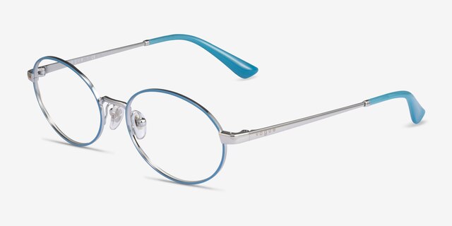 Vogue Eyewear VO4190 Azure Silver MetalEyeglass Frames from EyeBuyDirect, Angle View