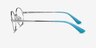 Vogue Eyewear VO4190 Azure Silver MetalEyeglass Frames from EyeBuyDirect, Side View