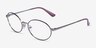Vogue Eyewear VO4190 Gunmetal Violet MetalEyeglass Frames from EyeBuyDirect, Angle View