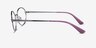 Vogue Eyewear VO4190 Gunmetal Violet MetalEyeglass Frames from EyeBuyDirect, Side View