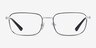 Vogue Eyewear VO4191 Black Silver MetalEyeglass Frames from EyeBuyDirect, Front View