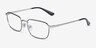 Vogue Eyewear VO4191 Black Silver MetalEyeglass Frames from EyeBuyDirect, Angle View