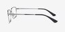 Vogue Eyewear VO4191 Black Silver MetalEyeglass Frames from EyeBuyDirect, Side View