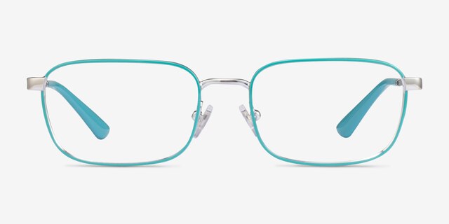 Vogue Eyewear VO4191 Turquoise Silver MetalEyeglass Frames from EyeBuyDirect, Front View
