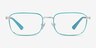 Vogue Eyewear VO4191 Turquoise Silver MetalEyeglass Frames from EyeBuyDirect, Front View
